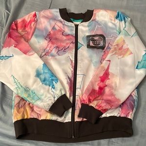 Disney World Multi Color Zip-Up Jacket - No Hood